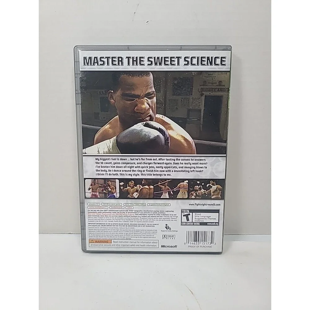 Fight Night Round 3 (Microsoft Xbox 360, 2006) CIB